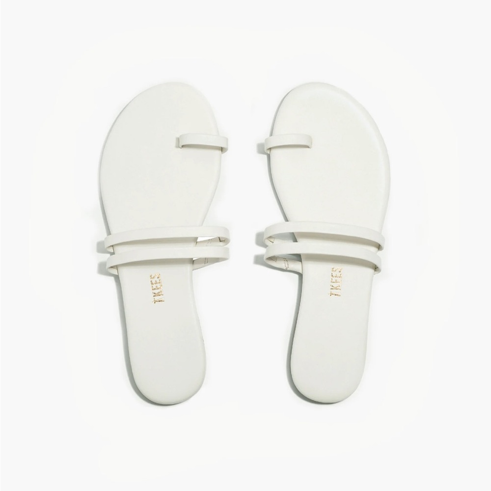 Tkees Leah sandals in cream size 8 NWT